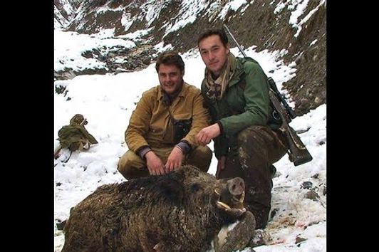 2013 WILD BOAR (Sanglier)  ATTILA hunting (chasse) in TAJIKISTAN by SELADANG