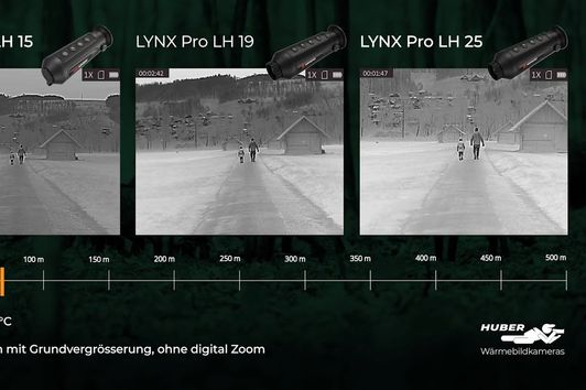 Bildvergleich HIKMICRO LYNX Pro LH 15, Pro LH 19, Pro LH 25