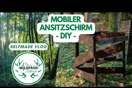 Mobiler Ansitzschirm fürs Revier – DIY-Projekt