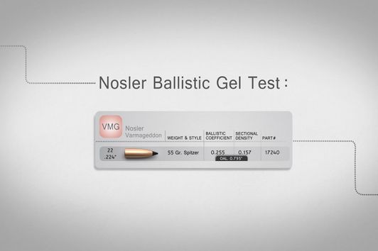 Nosler Varmageddon Bullet Gel Test