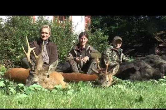 Sauen hautnah und starken Bock in Pommern erlegt! Piglets at 30 feet & trophy roebuck downed