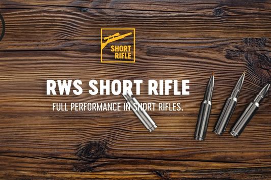 RWS Short Rifle cartridges: Full performance from short barrels.