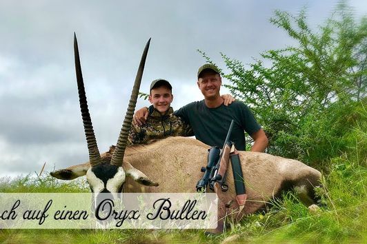 Huntingmovie - Pirsch auf einen Oryx Bullen / Hunting a Oryx / Jagd auf Oryx