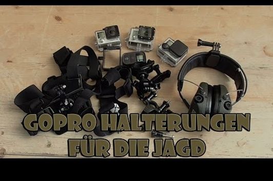 Gopro Halterungen & Gehäuse für die Jagd