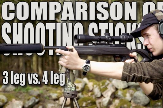 Comparison of shooting sticks - 3 leg vs 4 leg (Hunting gear)