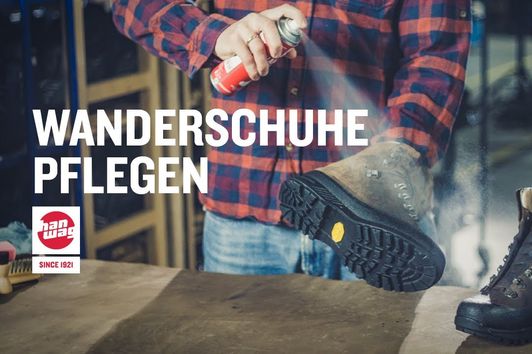 Wanderschuhe pflegen in 3 Schritten