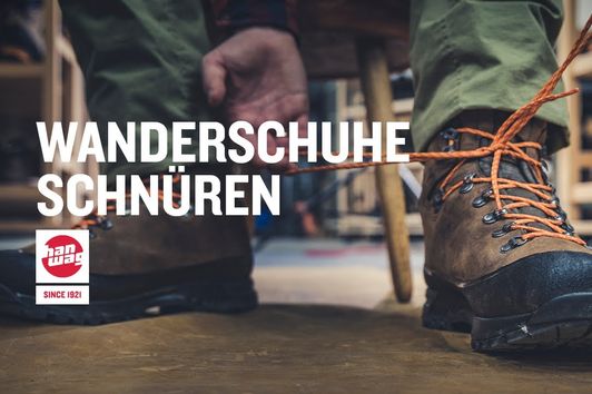 Wanderschuhe richtig schnüren