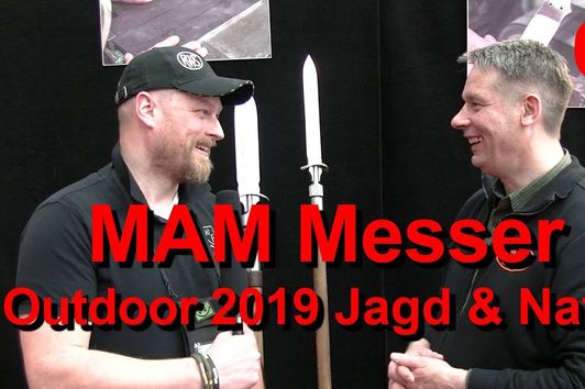 Saufeder und Hundeschutzweste von MAM Messer - Outdoor 2019 Jagd & Natur