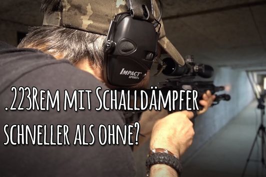 .223 Remington mit Schalldämpfer schneller als ohne? Chrony Test! - Let's Shoot #139