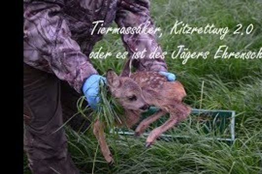 Tiermassaker, Kitzrettung 2.0 oder es ist des Jägers Ehrenschild