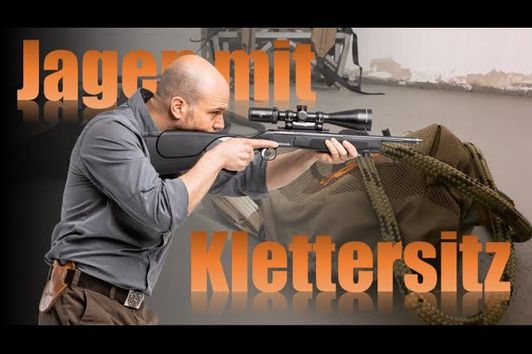 Jagd mit dem Klettersitz