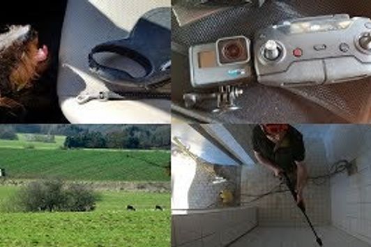 Vlog #10 / Jagdhütten-Frühjahrsputz, GoproHero6 und DJI Spark Controller Test