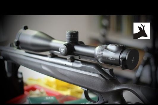 Swarovski Z8i riflescope rail mount on Blaser R8