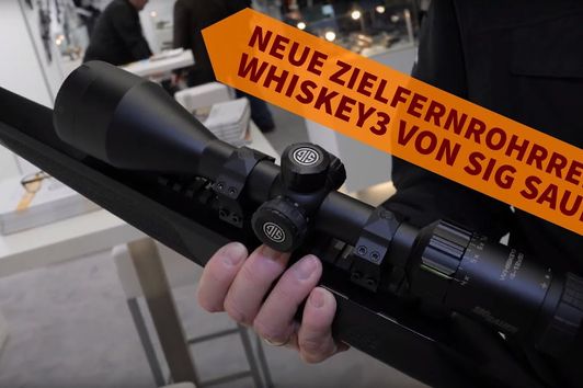 SIG Sauer auf der Jagd & Hund 2018: Neue Zielfernrohrreihe Whiskey3 4-12x50 von SIG Sauer