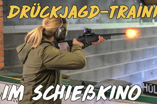 Drückjagd-Training im Schießkino