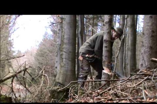 JAGD BAU EINER HOHEN KANZEL/ANSITZ TEIL 1