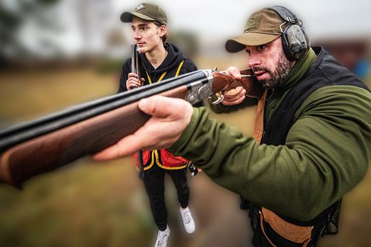 Die Jagd nach der Taube..... Flinte schießen Lernen vom Profi!  Schießstand VLOG!!