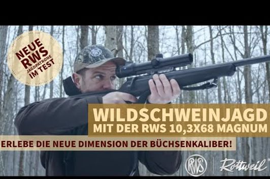 RWS Wildschweinjagd: Die neue Dimension 10,3x68 Magnum - neue RWS Jagdpatrone