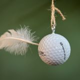Golfball - Wetterfahne für die Kanzel