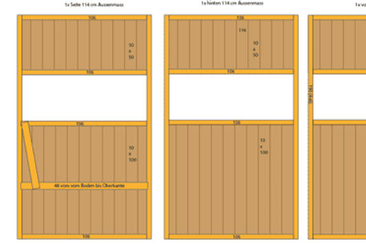 Standardkanzel 120 cm zum Selbstbau