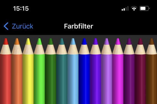 Rotfilter für iPhone - Schritt für Schritt Anleitung