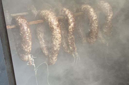 Kalt geräucherte Wildsalami selber machen