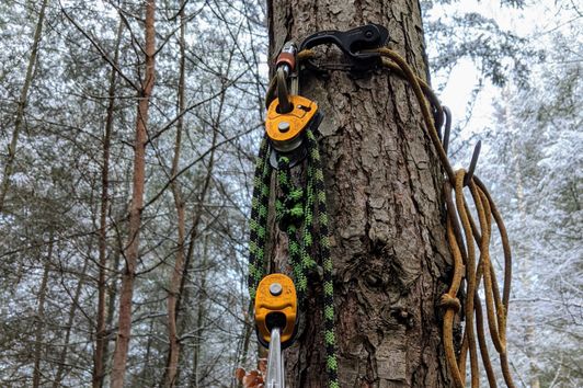 Mobile Aufbrech-Station aus dem Rucksack