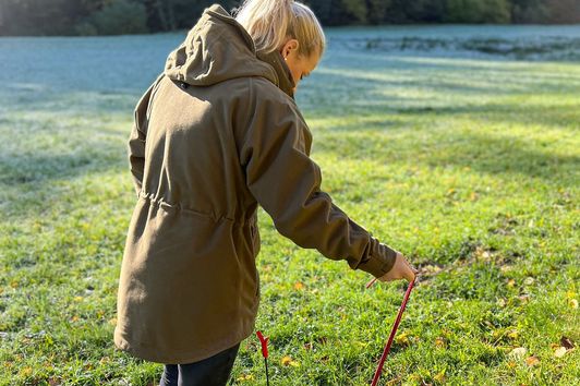 Einfache Markierung von Feder- und Haarwildschleppen