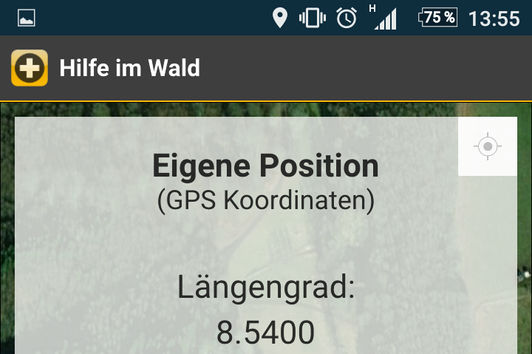 Hilfe im Wald- Eine App für Notfälle