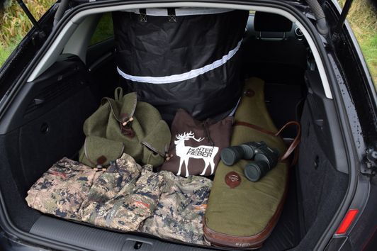 Der Lockvogel Tasche - Aus Gartenzubehör mach' Jagdhelfer