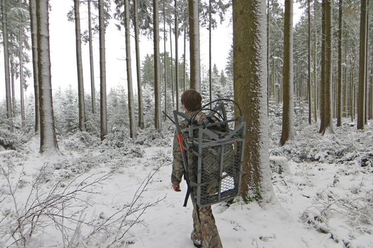 Klettersitz Lone-Wolf Tree Stand, erste Erfahrungen