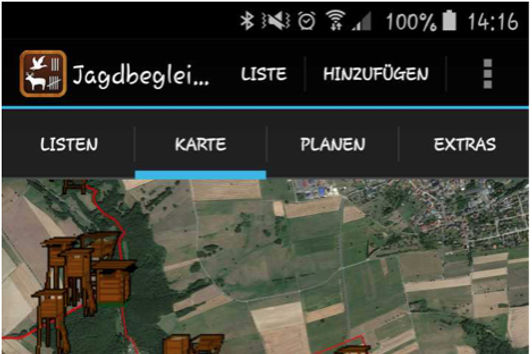 Revierkarten in google maps erstellen