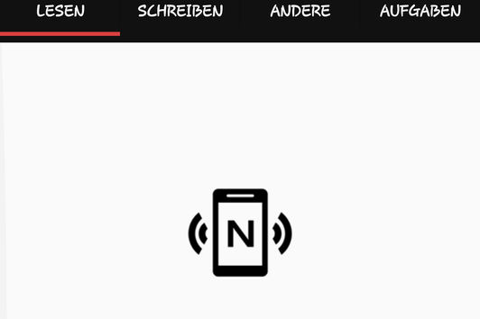 Laut Leise per NFC Aufkleber