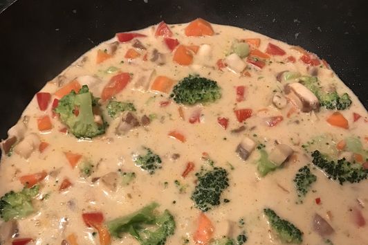 Thailändisches kleines Jägerrecht – Thai Curry