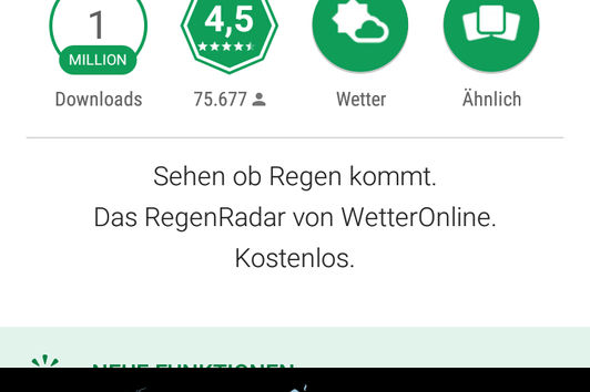 App Tipp: RegenRadar
