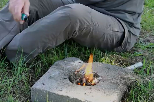 Tändstaven - Feuer machen - schnell & kinderleicht