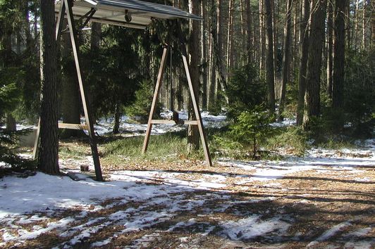 Wild versorgen leicht gemacht.......Überdachter Wildgalgen