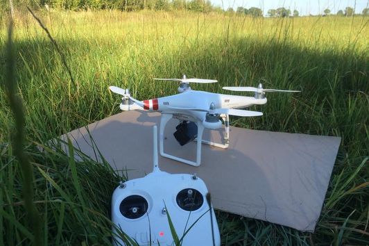 Mit der Quadrocopter-Drohne jagen?! DJI Phantom I