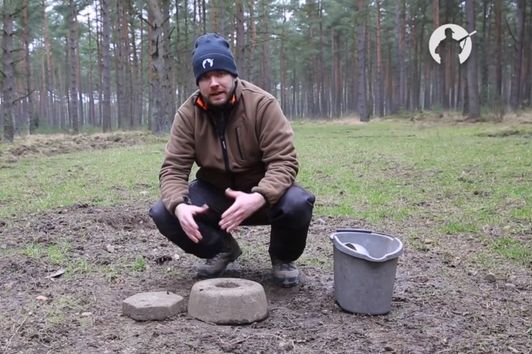 DIY - Kirrstein für die Sauenkirrung