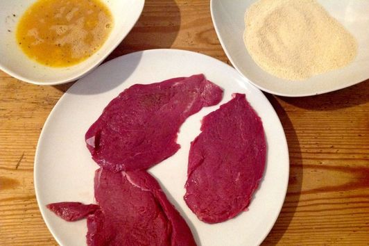 Rezept: Rotwild Schnitzel