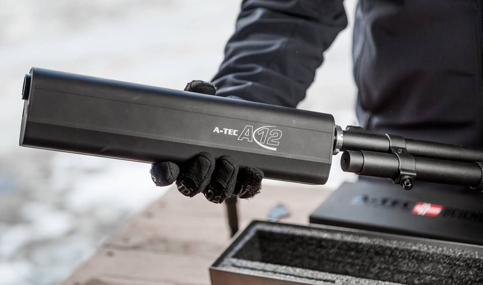 A-Tec A12 Flintenschalldämpfer - Schalldämpfer für Flinten