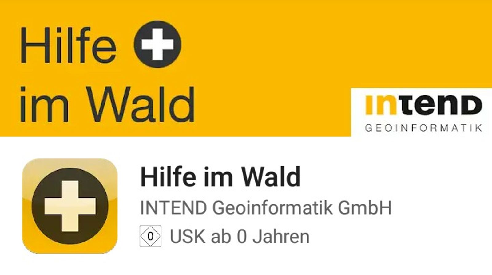 Hilfe im Wald- Eine App für Notfälle