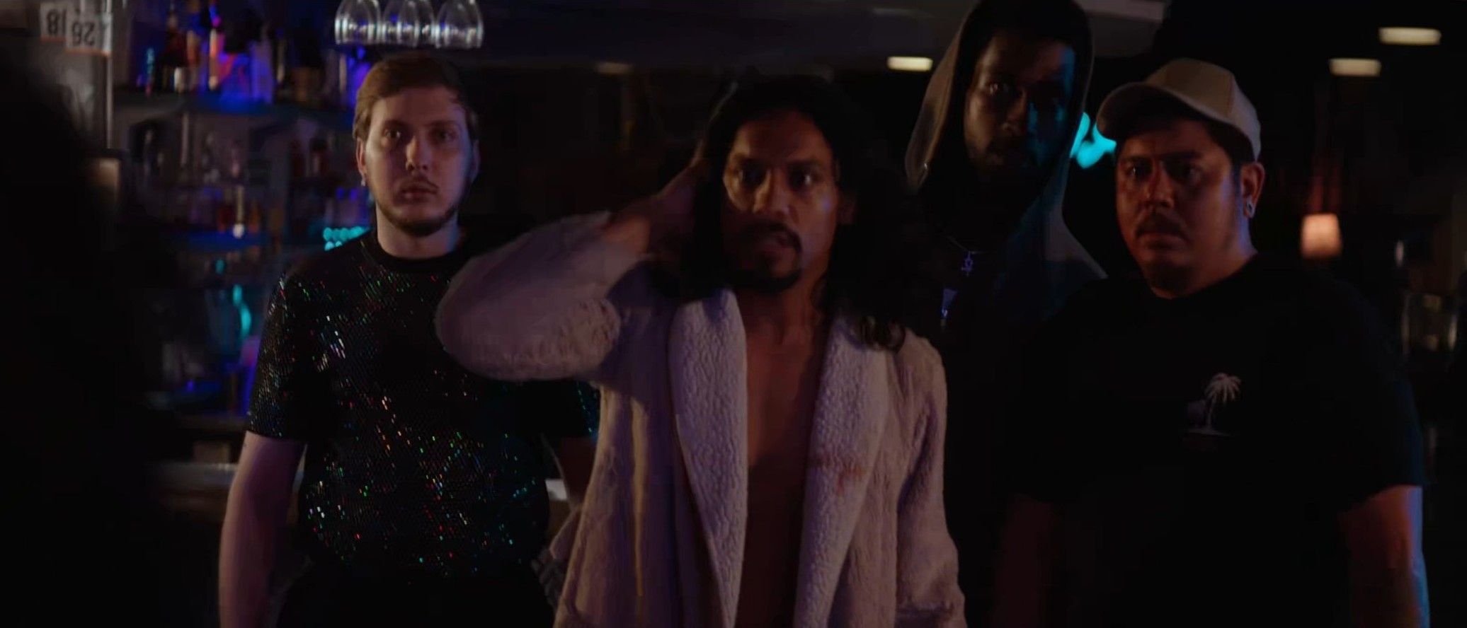 Comedic thriller short film production with suspenseful cinematography