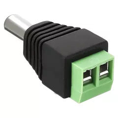 Αντάπτορας Τροφοδοσίας DC Αρσενικός 5.5x2.1mm Με Κλέμα Αντάπτορας Τροφοδοσίας DC Αρσενικός 5.5x2.1mm Με Κλέμα