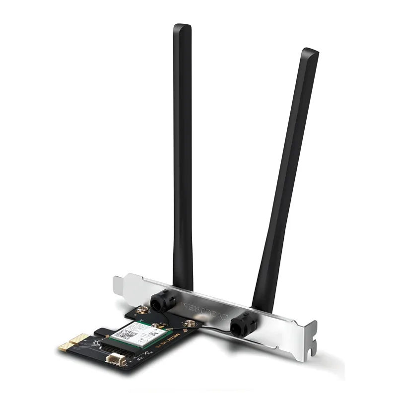 Ασύρματη Κάρτα Wi-Fi 6 & Bluetooth 5.3 PCIe 2402Mbps Mercusys MA80XE Ασύρματη Κάρτα Wi-Fi 6 & Bluetooth 5.3 PCIe 2402Mbps Mercusys MA80XE