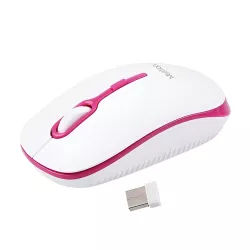 Ασύρματο Ποντίκι 2.4G Άσπρο & Ροζ 1600dpi Meetion MT-R547 Ασύρματο Ποντίκι 2.4G Άσπρο & Ροζ 1600dpi Meetion MT-R547