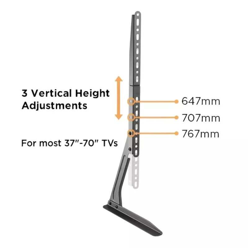 Βάση TV Επιτραπέζια 23"-70" Με VESA 75x75 έως 800x400 & Μέγιστο Βάρος 40kg ATC-2370 Βάση TV Επιτραπέζια 23"-70" Με VESA 75x75 έως 800x400 & Μέγιστο Βάρος 40kg ATC-2370