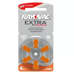 Μπαταρίες Ακουστικών Βαρηκοΐας Μέγεθος 13 1.45V 6τμχ Rayovac Extra Advanced RAYPR48 Μπαταρίες Ακουστικών Βαρηκοΐας Μέγεθος 13 1.45V 6τμχ Rayovac Extra Advanced RAYPR48
