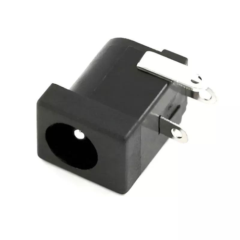 Βύσμα DC Τροφοδοσίας Θηλυκό 5.5×2.1mm Power Jack Female PCB Mount Black Βύσμα DC Τροφοδοσίας Θηλυκό 5.5×2.1mm Power Jack Female PCB Mount Black