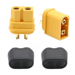 Βύσμα Τροφοδοσίας XT60H Ζεύγος Αρσενικό-Θηλυκό 60A 12AWG Βύσμα Τροφοδοσίας XT60H Ζεύγος Αρσενικό-Θηλυκό 60A 12AWG